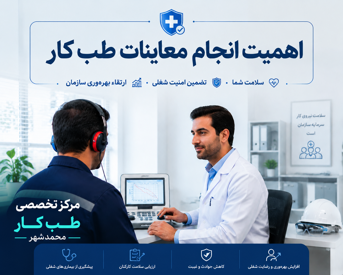 معاینات طب کار در محمدشهر و صفادشت